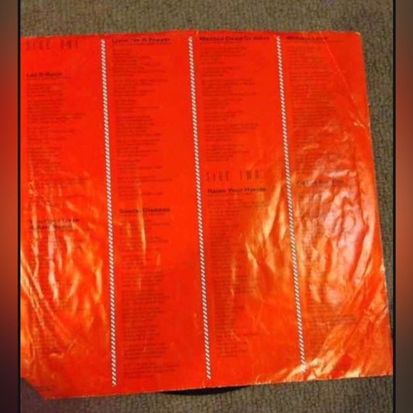 Poison Open Up and Say Ahh Vinyl Album Bon Jovi Slippery When Wet Vinyl Album - Picture 3 of 8